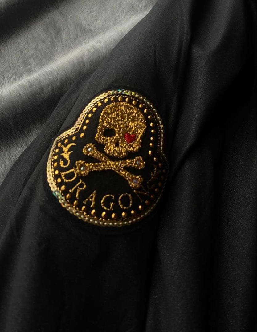 ダンスウィズドラゴン★ゴルフウェア★プルオーバー★ゴールド×ブラック★サイズ4