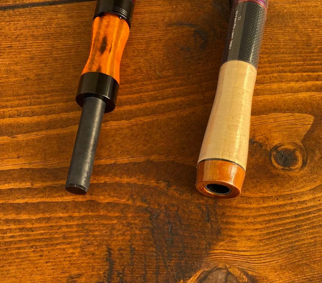 4ft11inch トラウトロッド　ウッドグリップ　　天然木グリップ 渓流釣り
