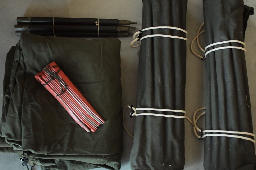 USパップテント　スーパーラムダポール　セット