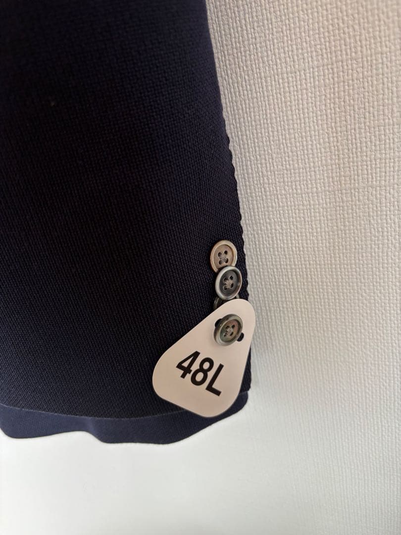 オンワード23区　ネイビー ビジネスジャケット