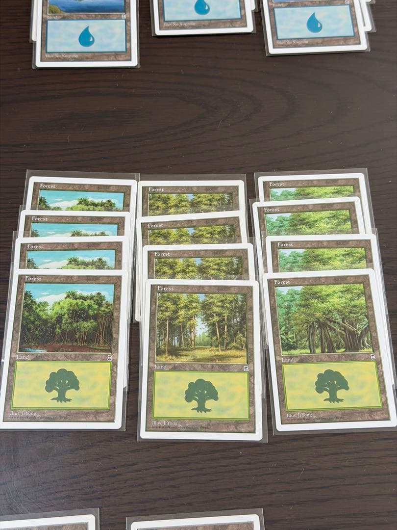 mtg ptk ポータル三国志　基本土地　英語版　沼　島 　森　山　平地　63枚