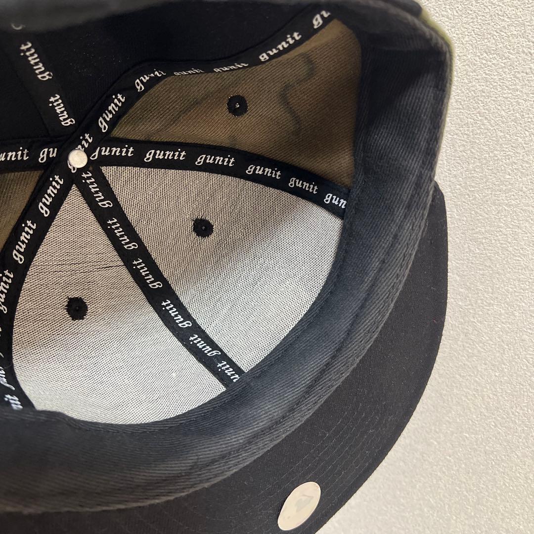 G-UNIT NEW ERA キャップ　クレイジーパターン　迷彩　刺繍　７5/8