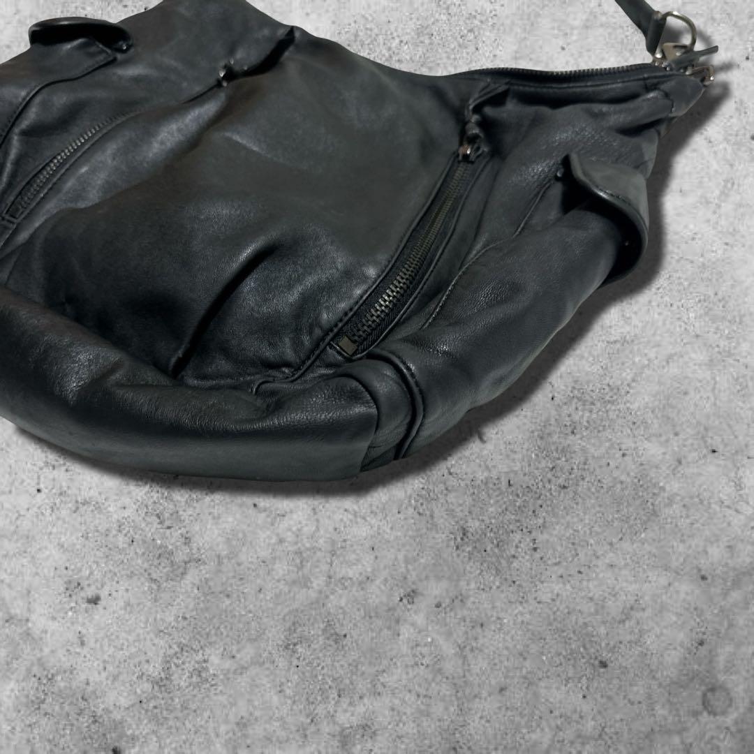 バッグ 00s archive shoulder bag leather grunge