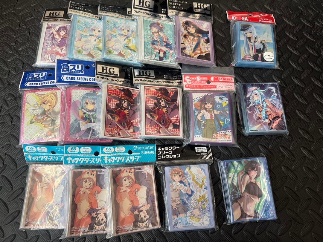 スリーブまとめ売り　引退　ごちうさ　艦これ　このすば　めぐみん　ぐらむすけいる