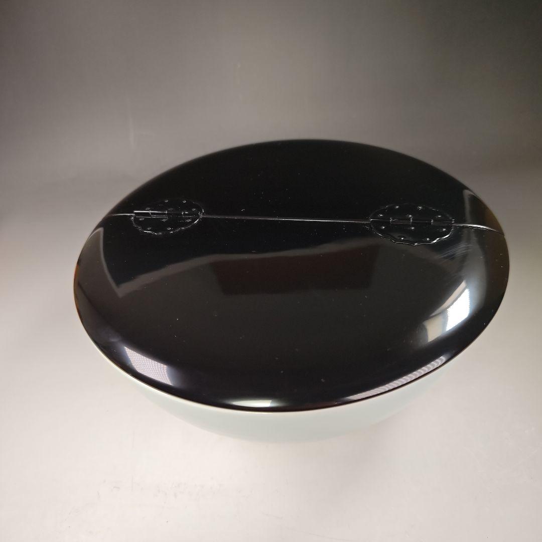 イ649 水指『林耕造』『青白磁　桐彫紋平水指　共箱』茶道具