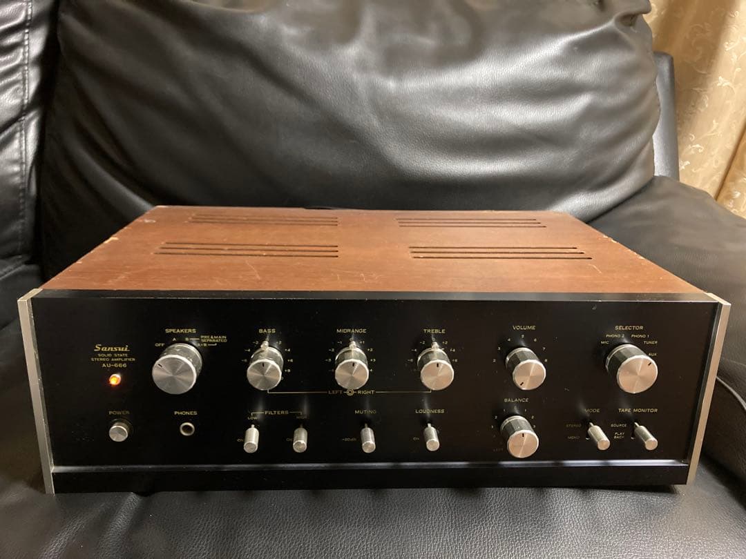 Sansui AU-666 山水プリメインアンプ