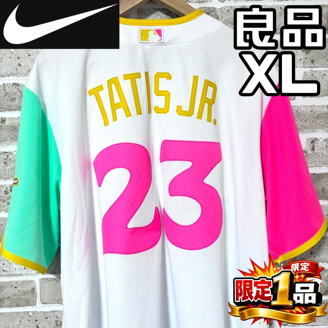 【フォロー割】良品 ナイキ MLB パドレス タティスJr. ユニフォーム XL