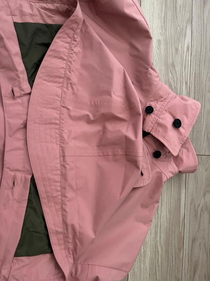 AIGLE GORE-TEXピンク ダブルブレスト レインコート
