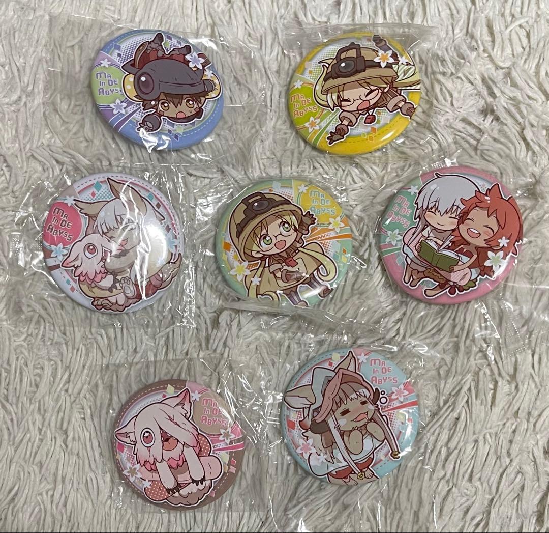 メイドインアビス ガチャ キャラばんちょうこう 缶バッジ 7個セット