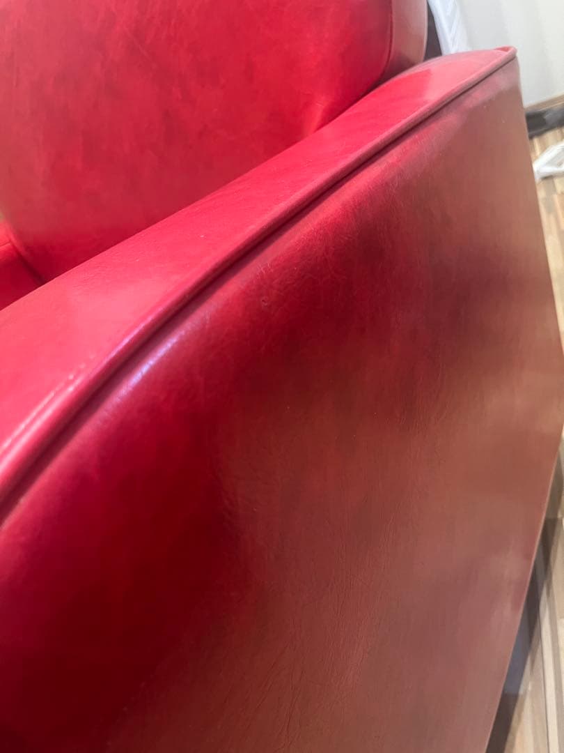 一人掛けソファ《赤》お値下げ可♪