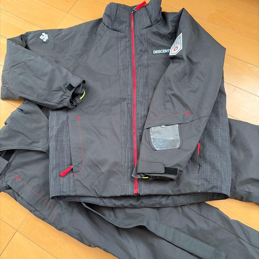 DESCENTE スキーウェア グレー