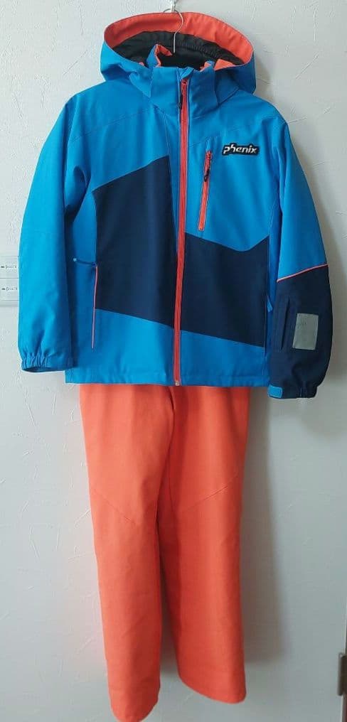 phenix 子ども用スノーボードウェア 青オレンジ 150
