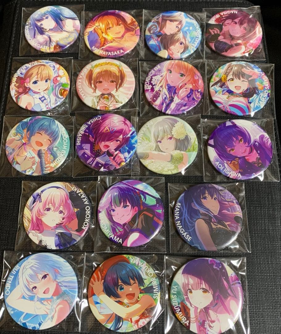 IDOLY PRIDE アイプラ オンラインくじ 缶バッジ 18種 コンプ