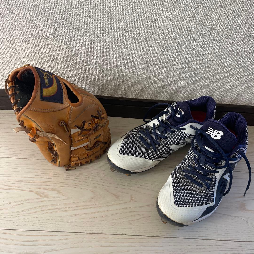 Slugger 軟式グローブ スパイクセット