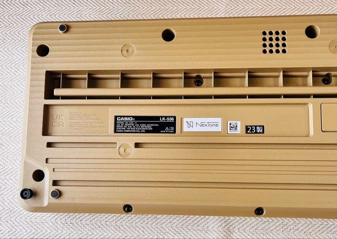 数回使用のみ カシオ 光ナビゲーションキーボード LK-536