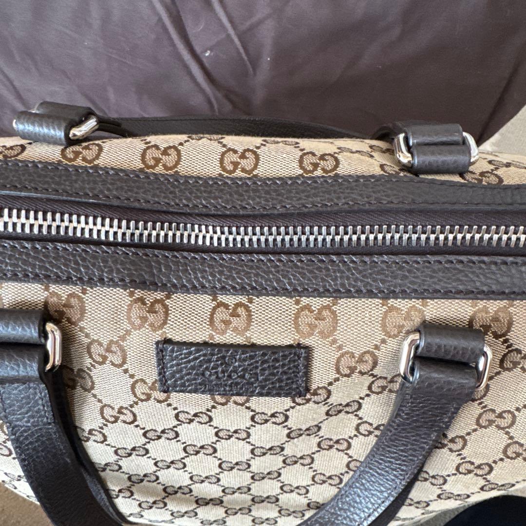 GUCCI GGキャンバス トートバッグ ベージュ/ブラウン