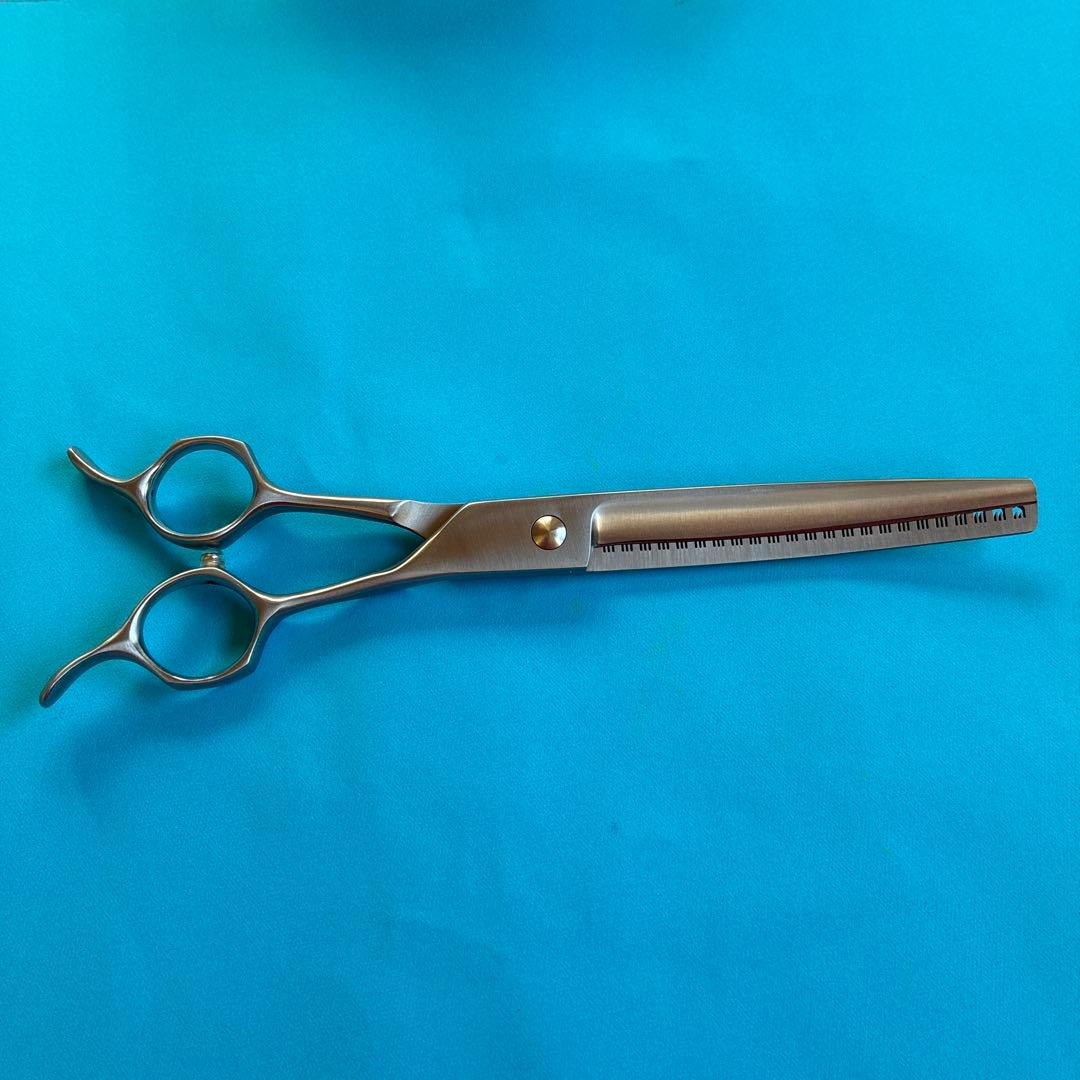 犬用セニングシザー 7インチ ステンレス ワンダーカーブシザー