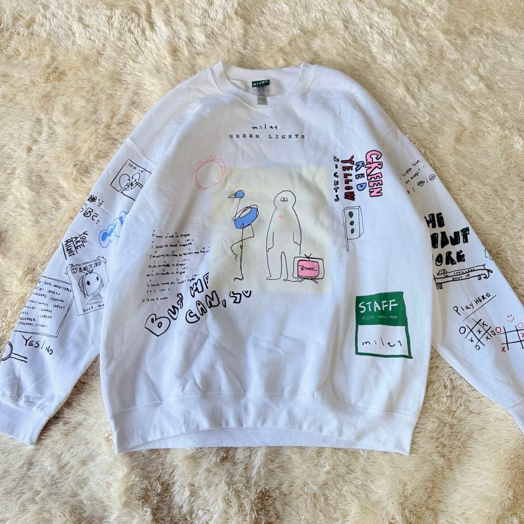 milet GREEN LIGHTSツアー Sweat Shirt ライブグッズ