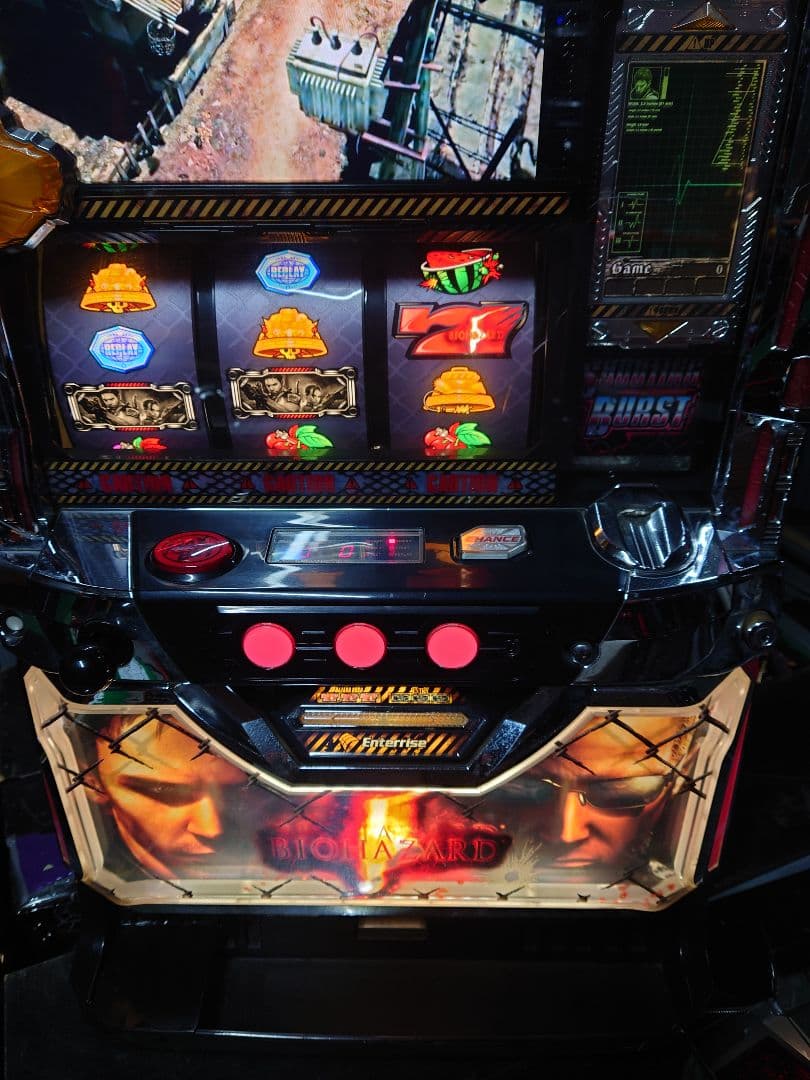 3817　パチスロ　実機　バイオハザード