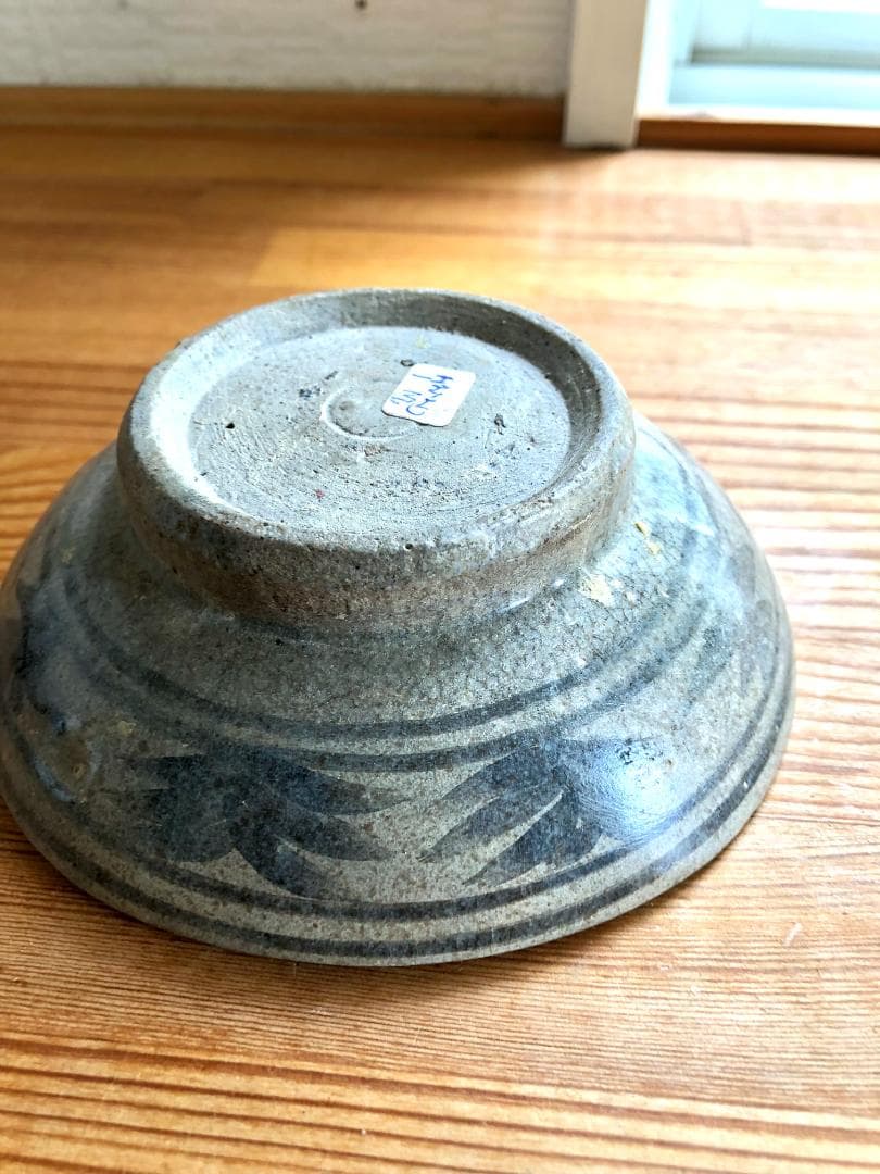 【タイ・骨董】宋胡録（スンコロク）鉄絵皿（1301年~1600年）