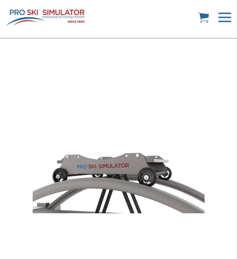 スキーシミュレーター 中古　切れゴム有　スキー　オフトレ　アルペンスキー