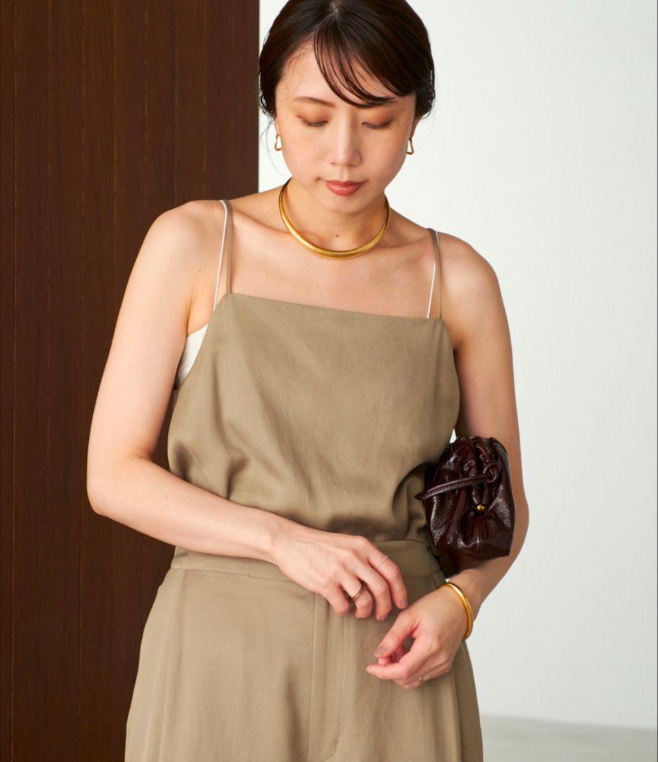 fibril linen 混 キャミソール