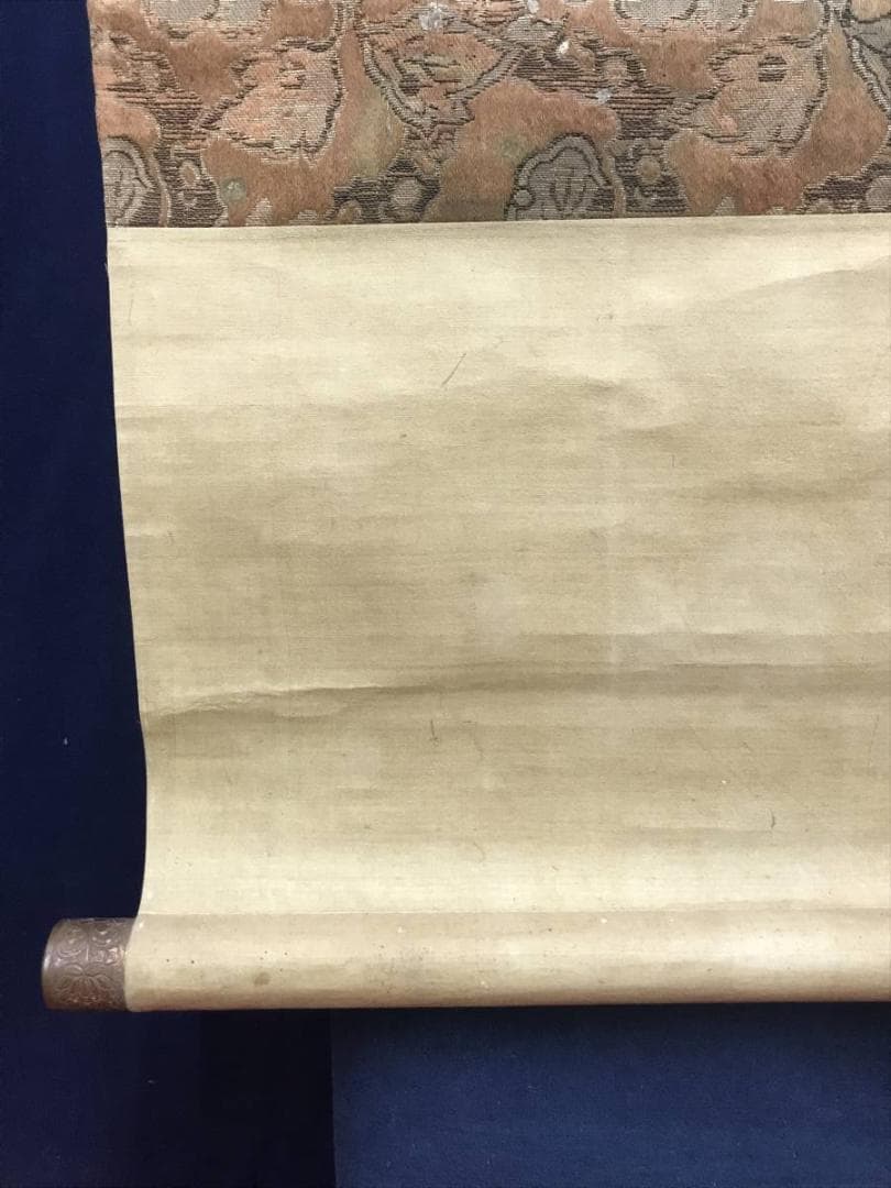 南無阿弥陀佛紺紙金泥/名号/六字名号/仏事掛/掛軸/名家伝来/AC-532