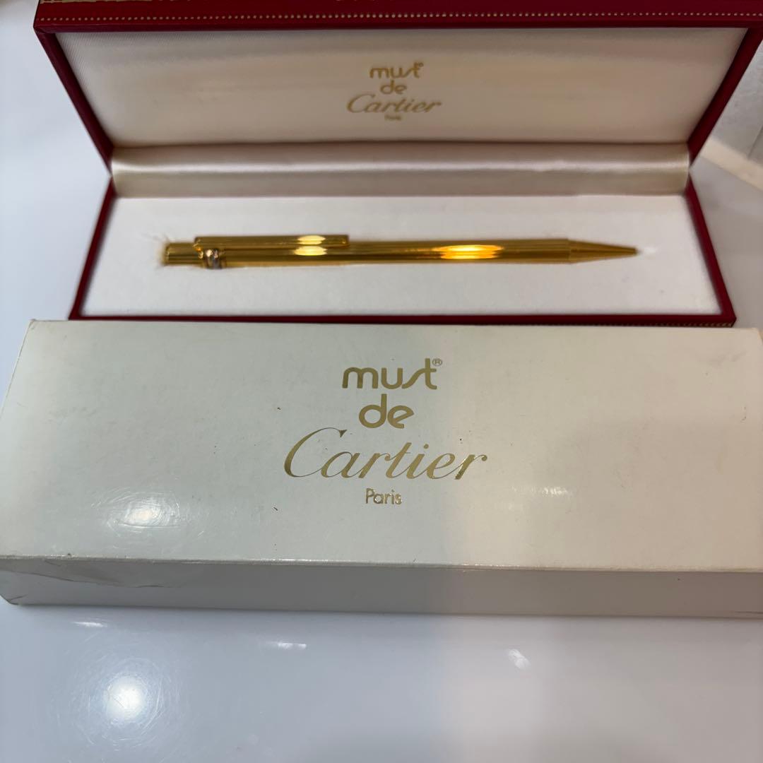 匿名発送　Cartier カルティエ トリニティ ツイスト式ボールペン ゴールド