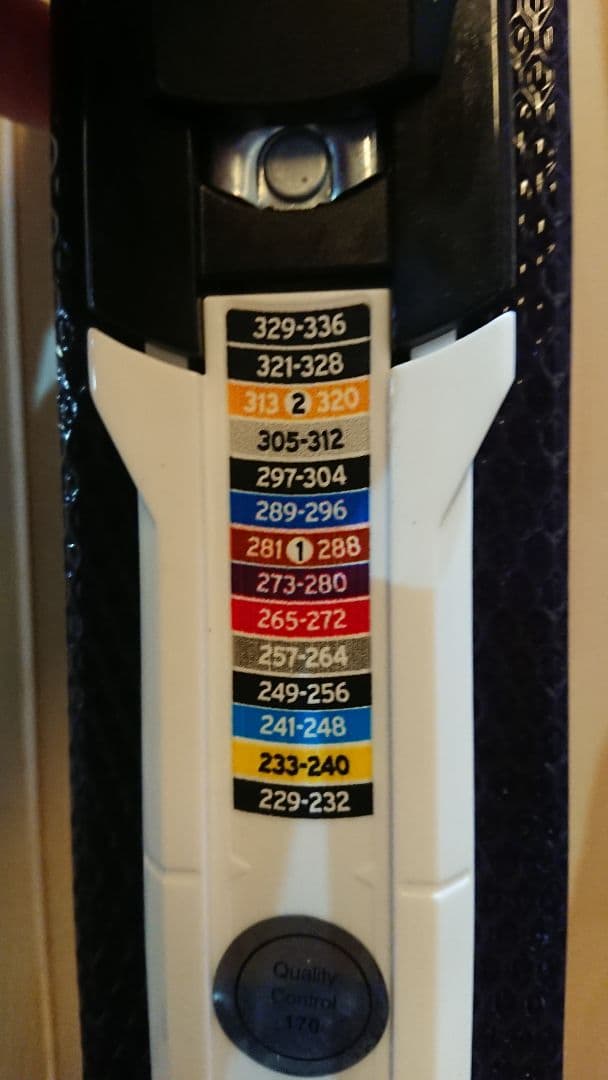 ATOMIC J4 150㎝②簡単調整ビン229～336㎜ アトミックスキー板