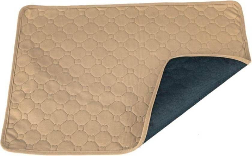 Ｌベージュ シート トイレ　洗える　ペット　犬　猫　吸水　マット　2枚