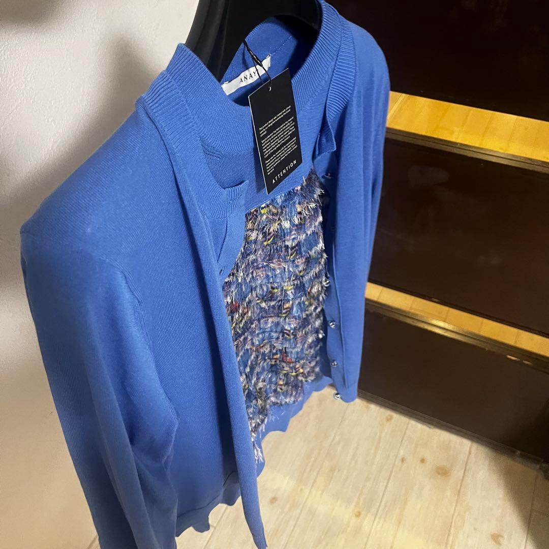 新品☆ANAYI フランジャプリントセットアップ/セオリー、23区、セルフォード