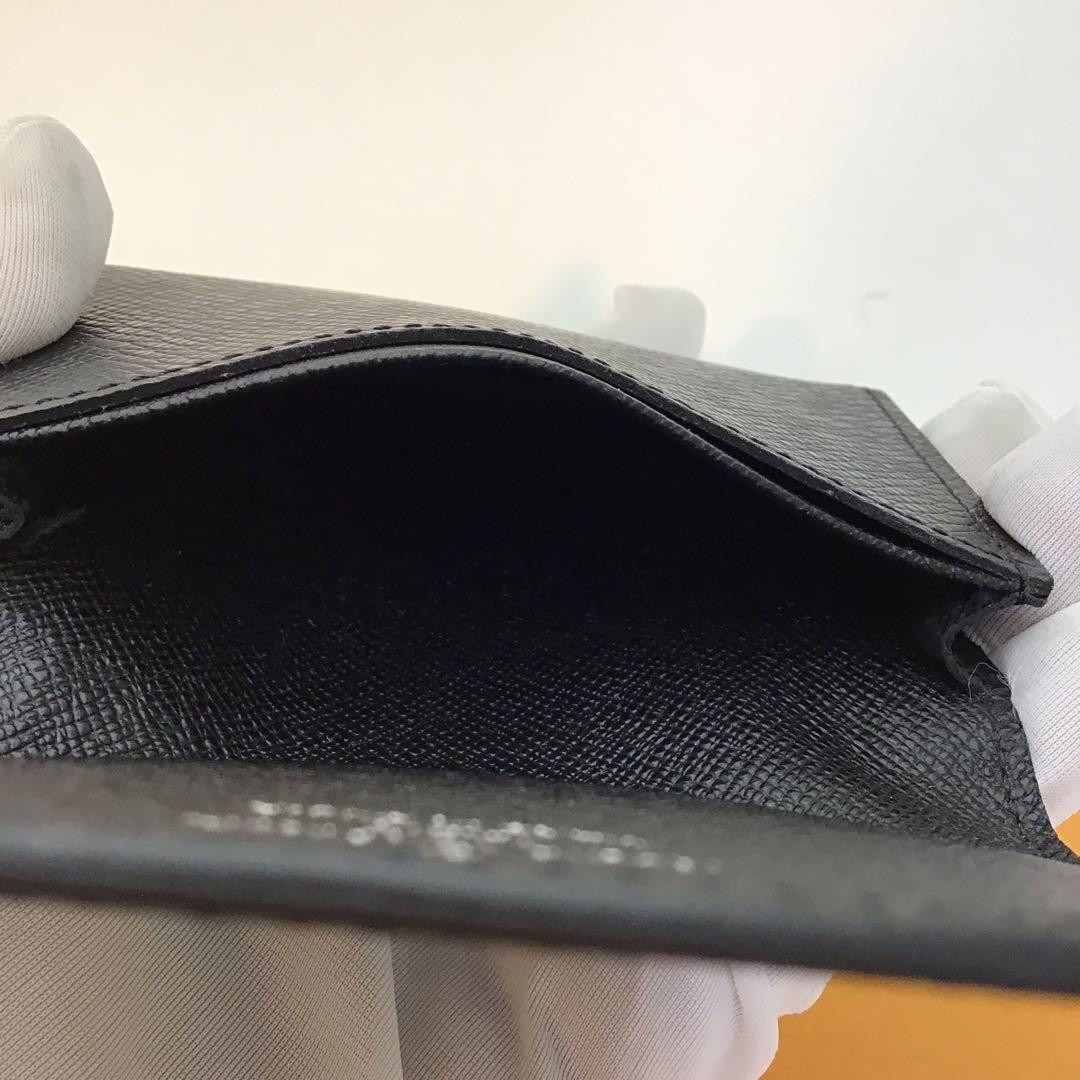 ❣️美品❣️ LOUIS VUITTON タイガ　ブラック名刺入れ　M30922