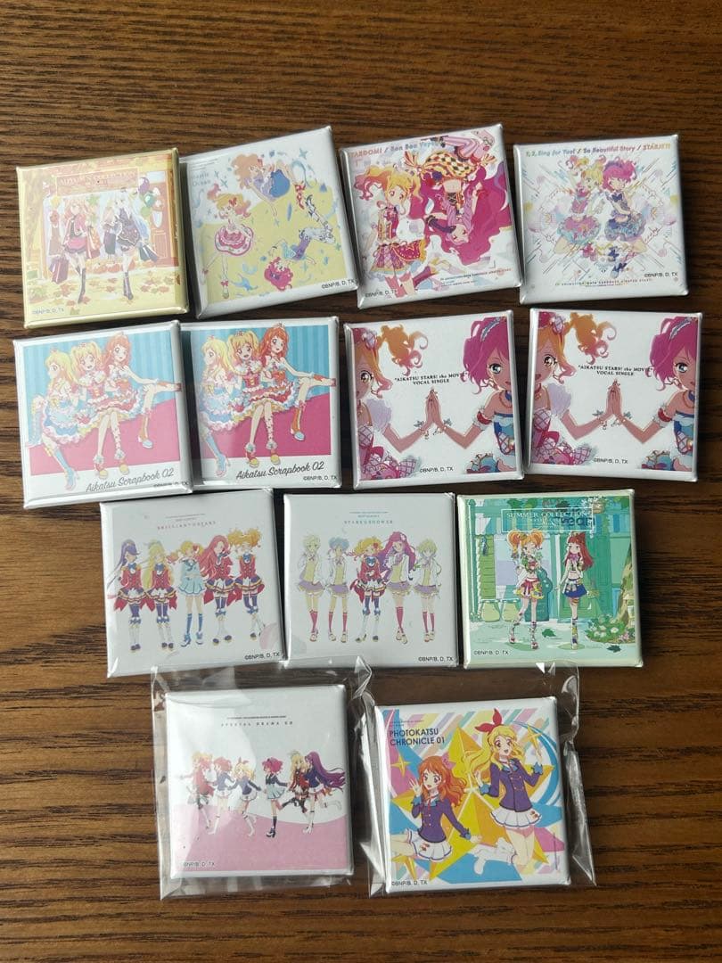 アイカツスターズ ジャケバッジ アイカツ スクエアバッジ　各種