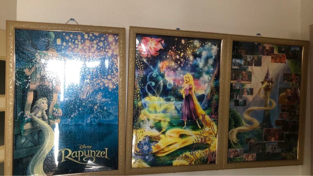 ディズニーパズル 完成品 ラプンツェル