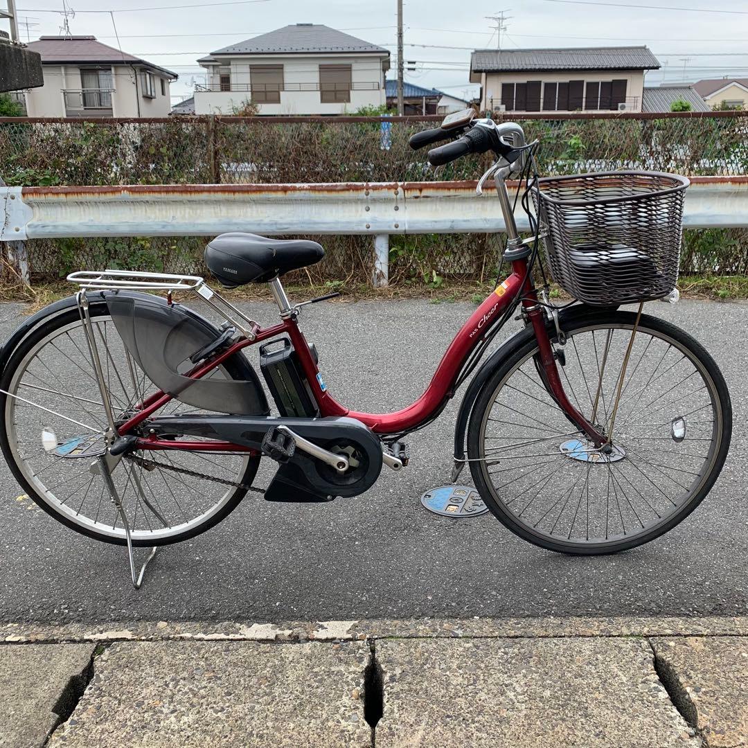 [695]ニコニコ ※充電器外して下さい※ ヤマハ電動自転車 パス チア