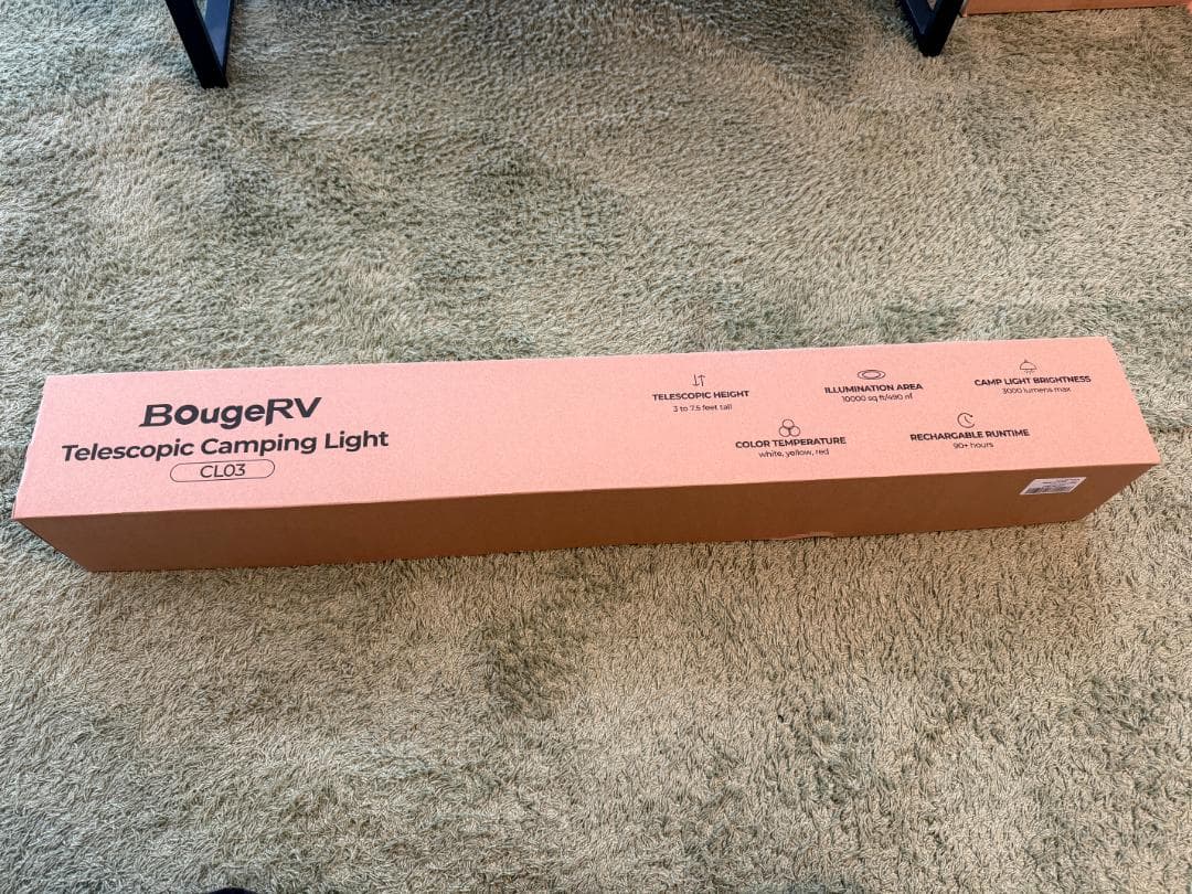 BougeRV CL03 キャンプライト LEDランタン 充電式 3200lm