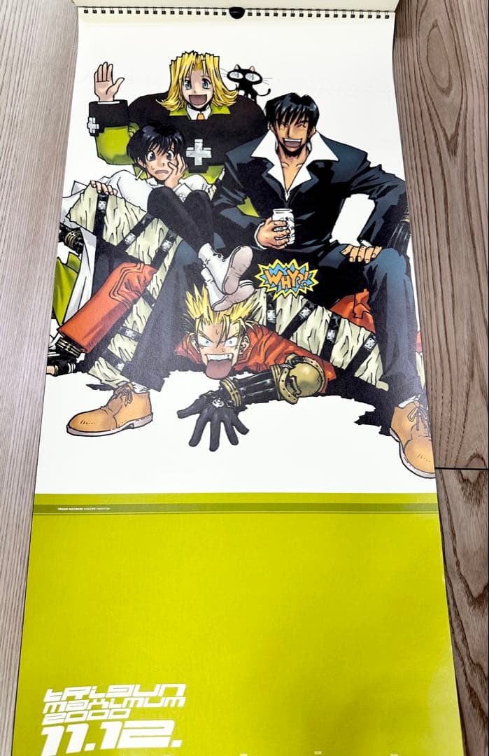 トライガン マキシマム 2000年 ポスターカレンダー 内藤泰弘 TRIGUN