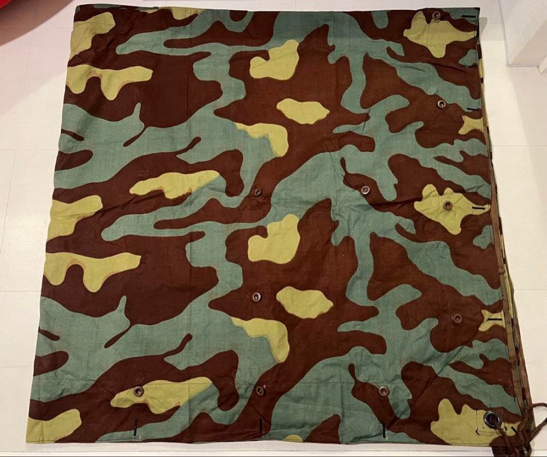 【最終値下】イタリア軍幕　サンマルコ迷彩　ポンチョテント　3枚セット