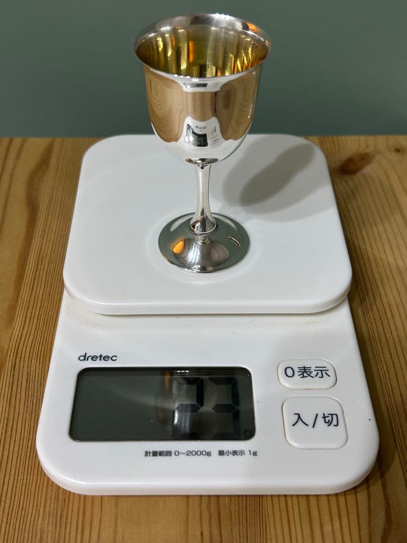 銀杯　アンティークグラス　純銀製