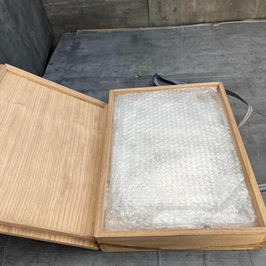 葉皿 平皿 大判 重要無形文化財 藤原雄工房 希少 1点もの アンティーク