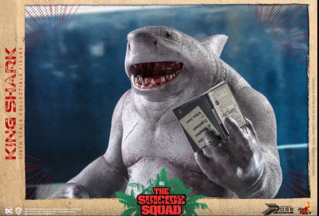 【新品未開封】パワー・ポーズ ザ・スーサイド・スクワッド キングシャーク 1/6