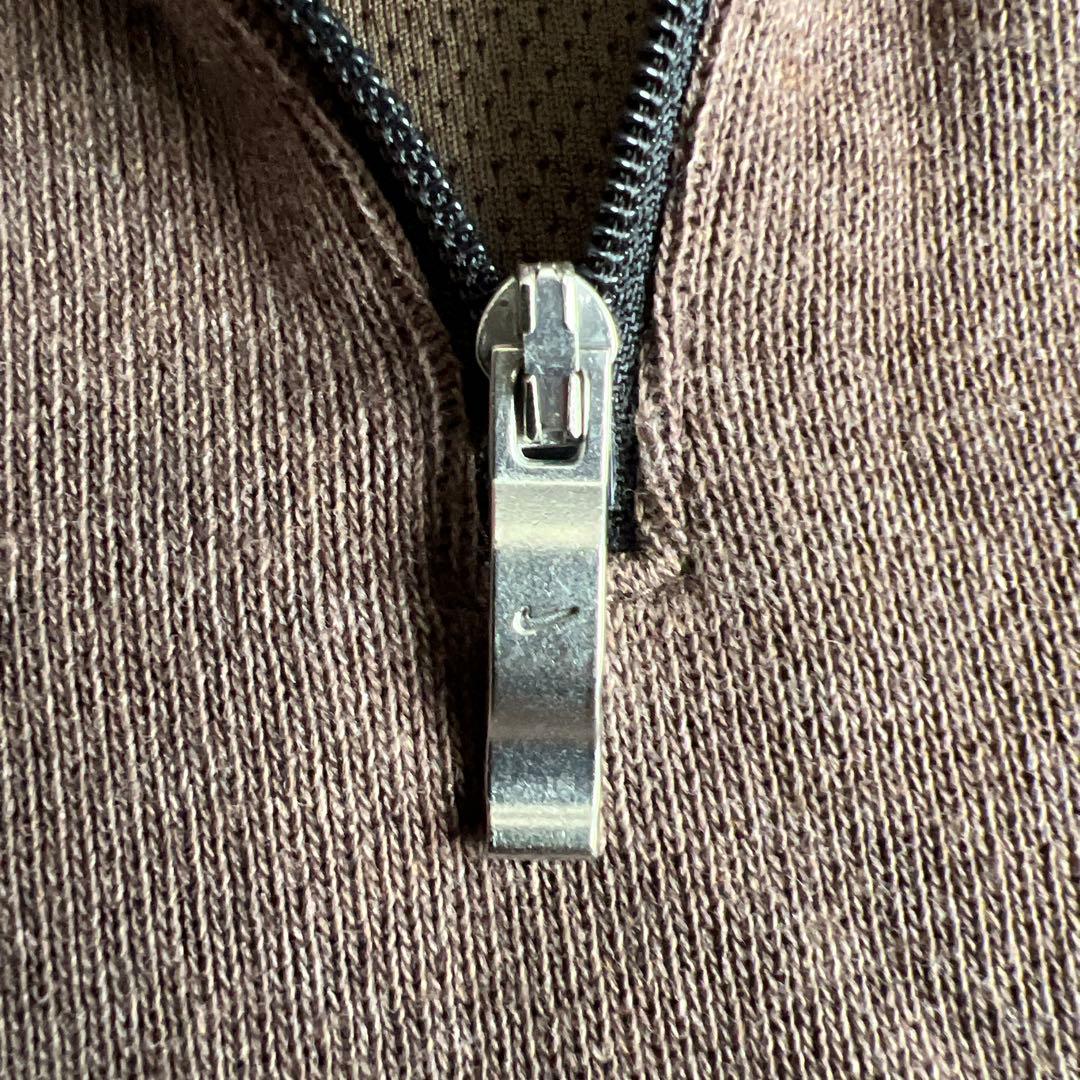 ナイキゴルフ/ハーフジップスウェット/茶系