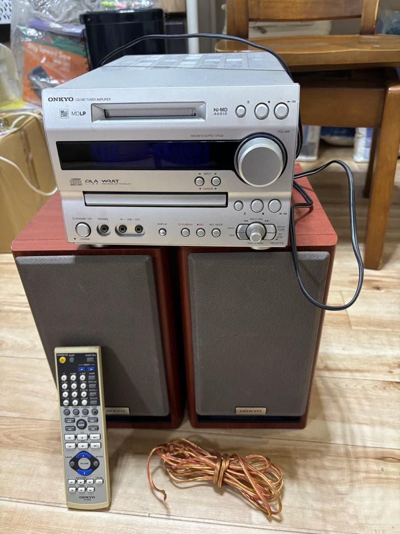 ONKYO FR-N7TX オンキヨーCD・MDコンポ　スピーカー