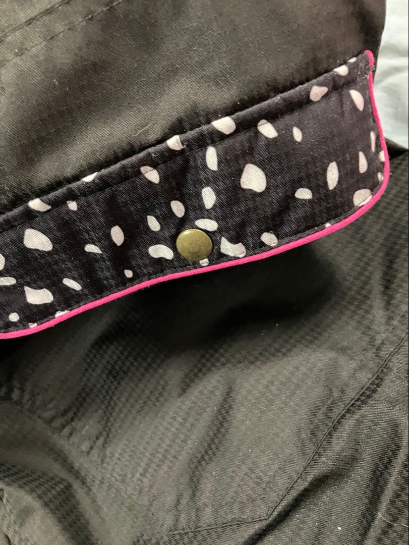 Woods 子ども用スキーウェア 黒/ピンク170cm