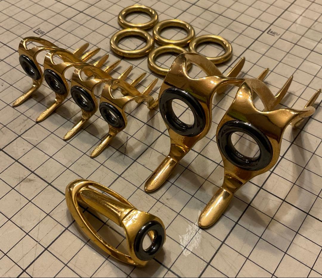 s*e様 Fuji 富士工業 クエ　深海　トローリング　大物竿用　ゴールド ガイ