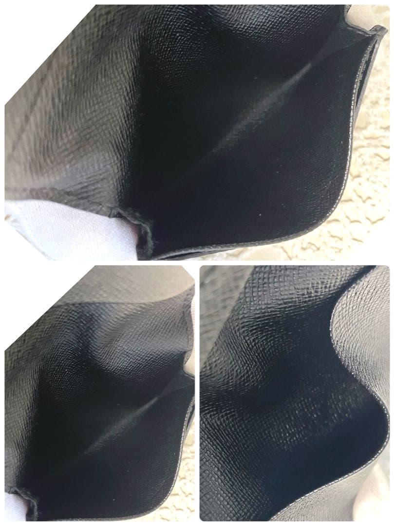 ルイヴィトン　タイガ　アンヴェロップ　カルトドゥヴィジット　ブラック