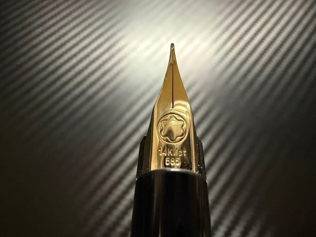 極美品 モンブラン クラシック ブラック EF 極細字 万年筆