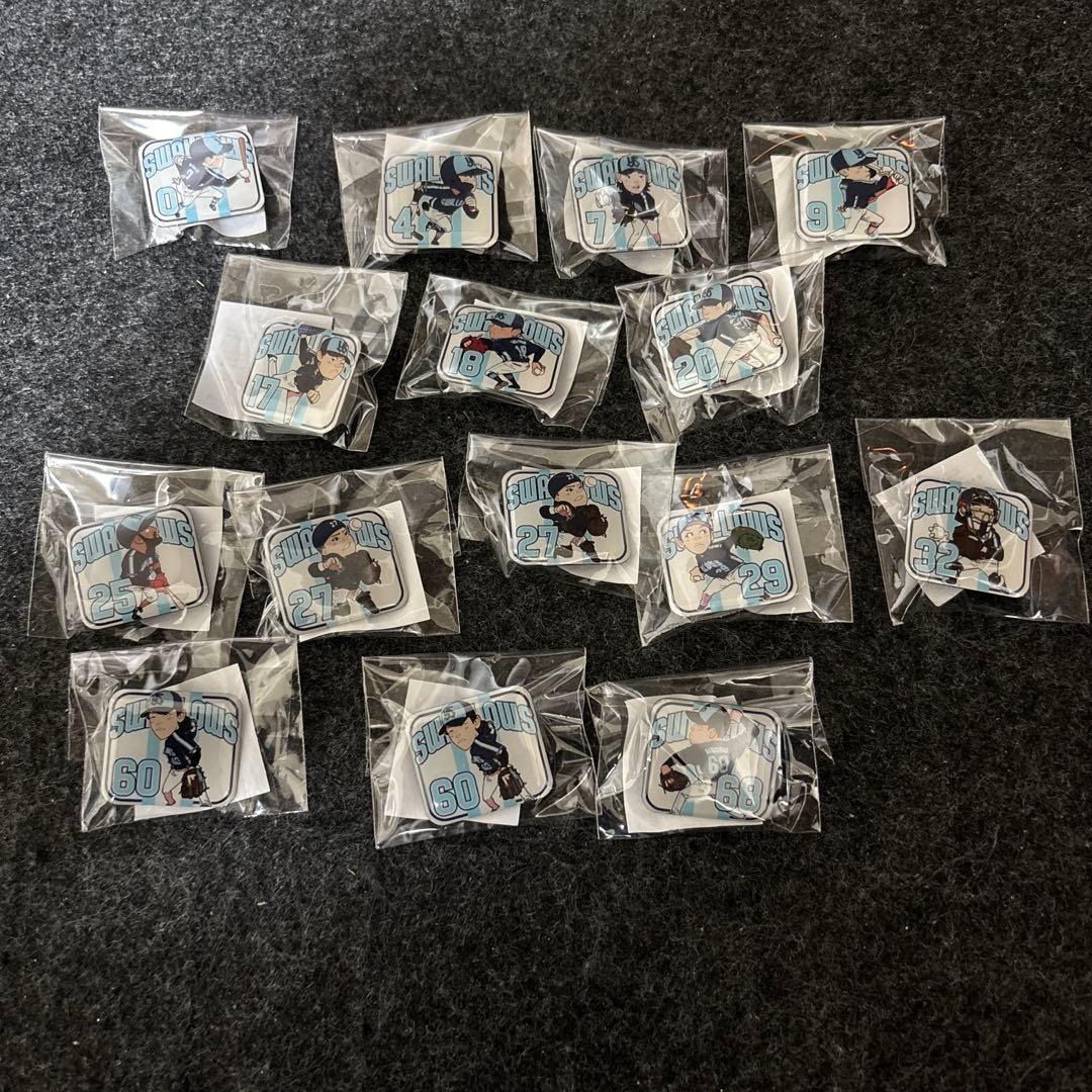 ヤクルトスワローズファンクラブ特典ピンバッジバラ売り可能‼️