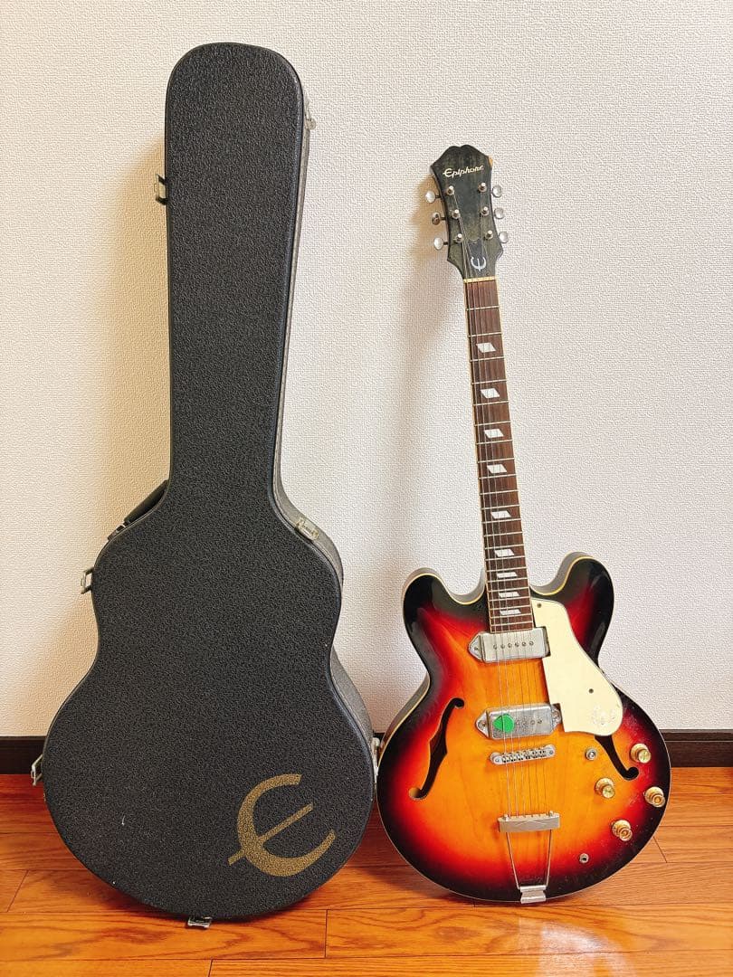 。【ジャンク品】エピフォン　Epiphone casino vc ギター　楽器