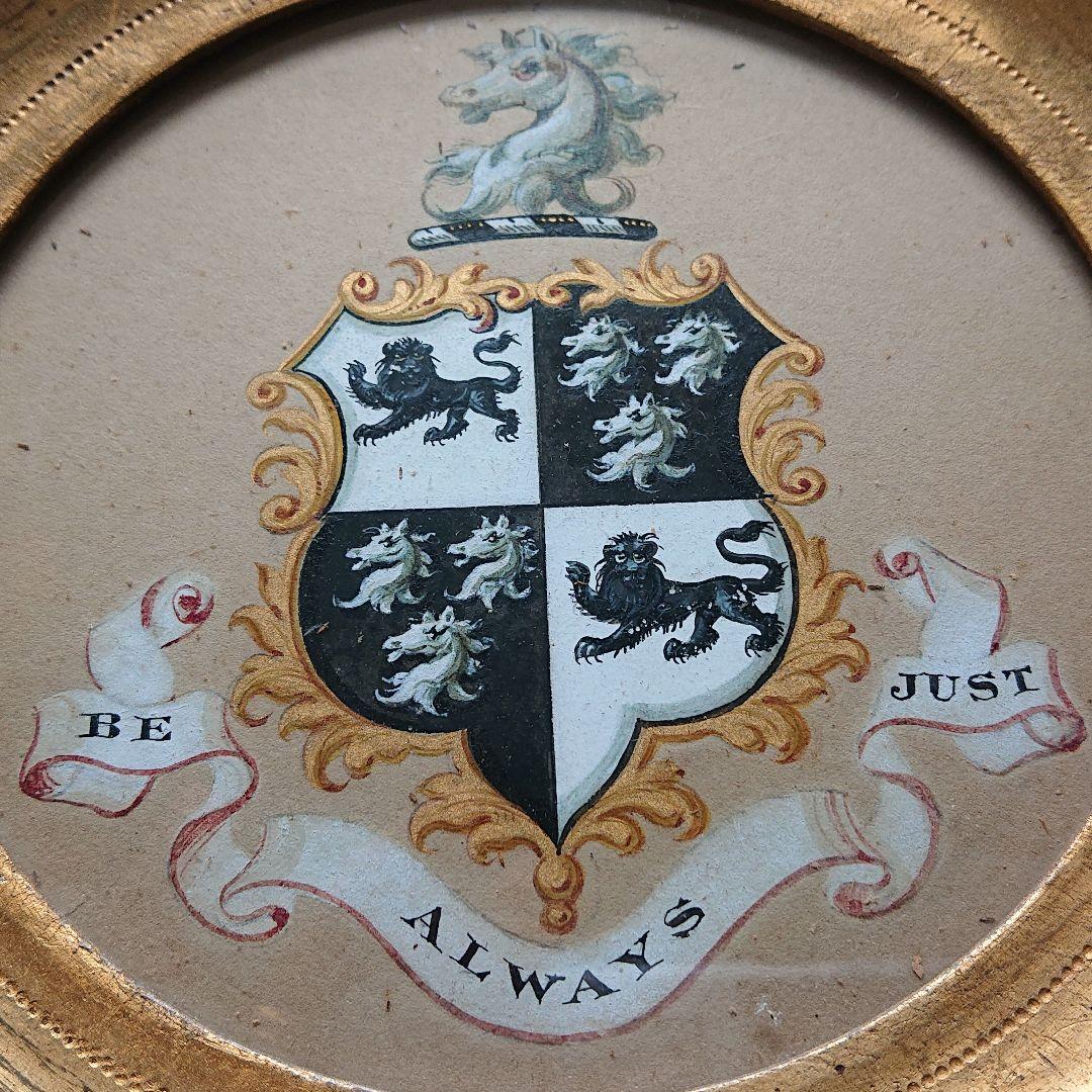 英国ジョージアン時代の細密画の壁かけ